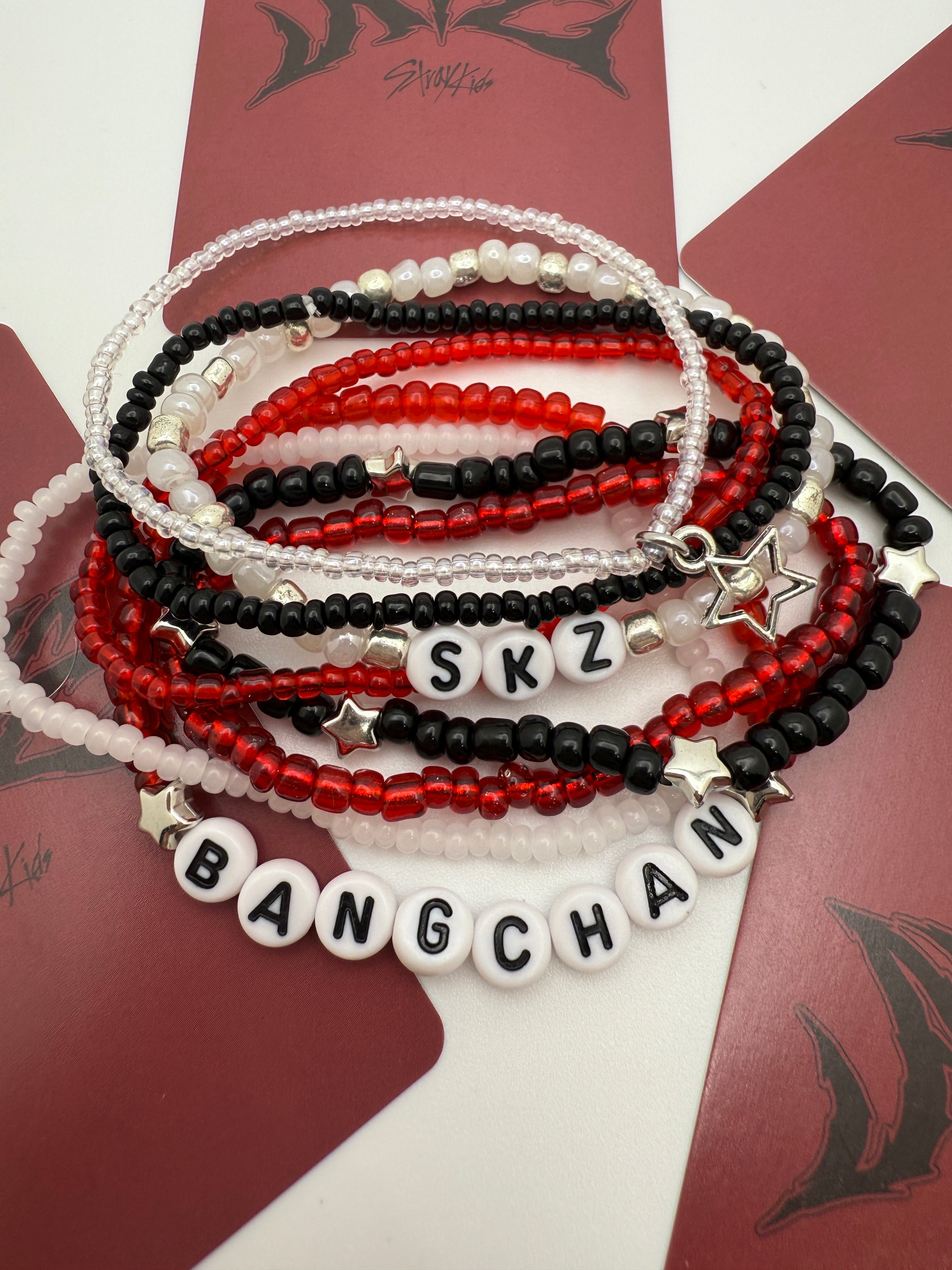 Stray Kids Stay Inspired Friendship Seed Beads Stack Bracelets
