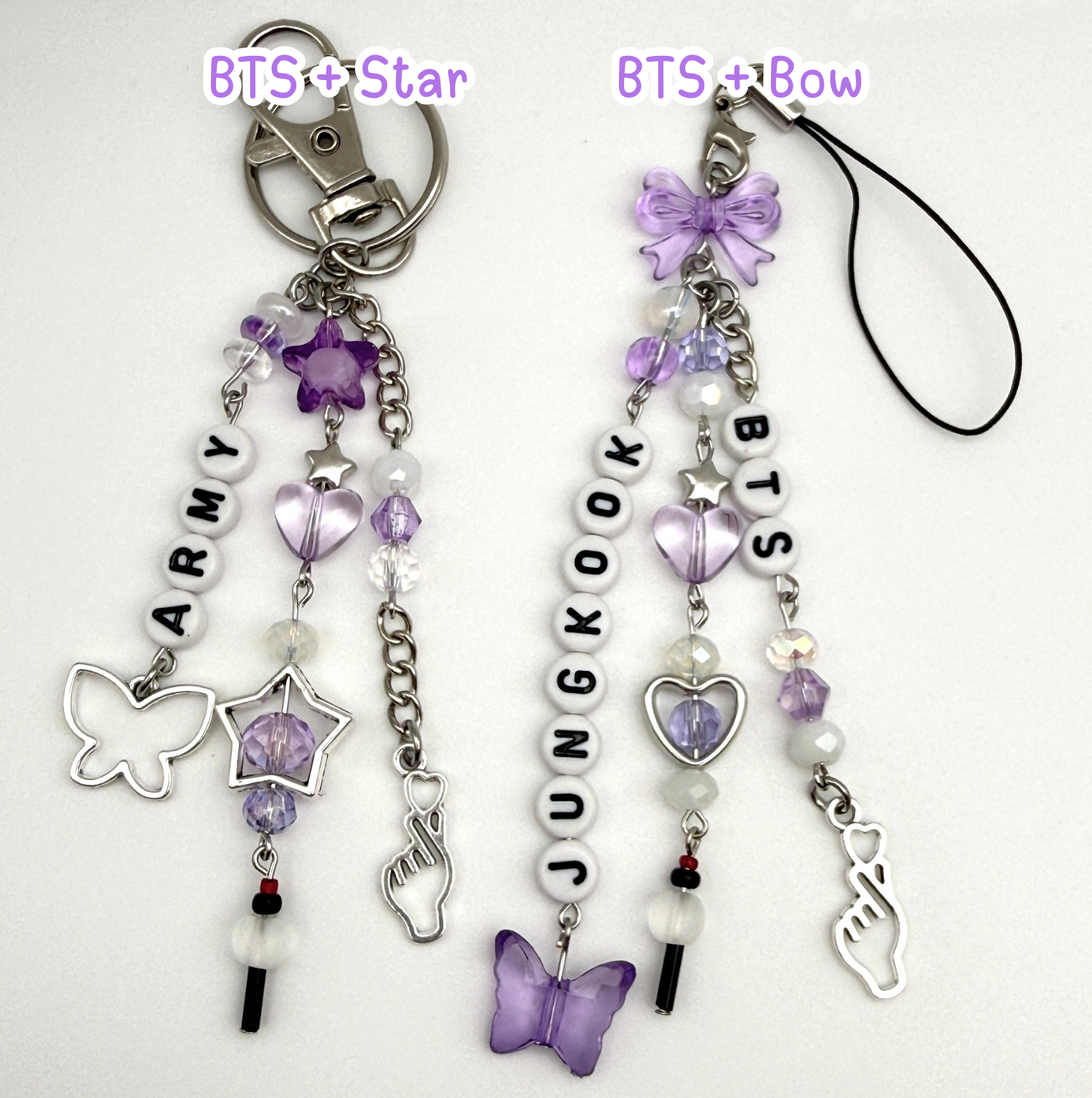 BTS Arirang Inspired Phone Charm/Keychain (Arirang, Army themed)