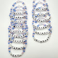 Seventeen Tour Inspired Friendship Bracelet, Seed Bead Crystal Bracelet, Pink Blue