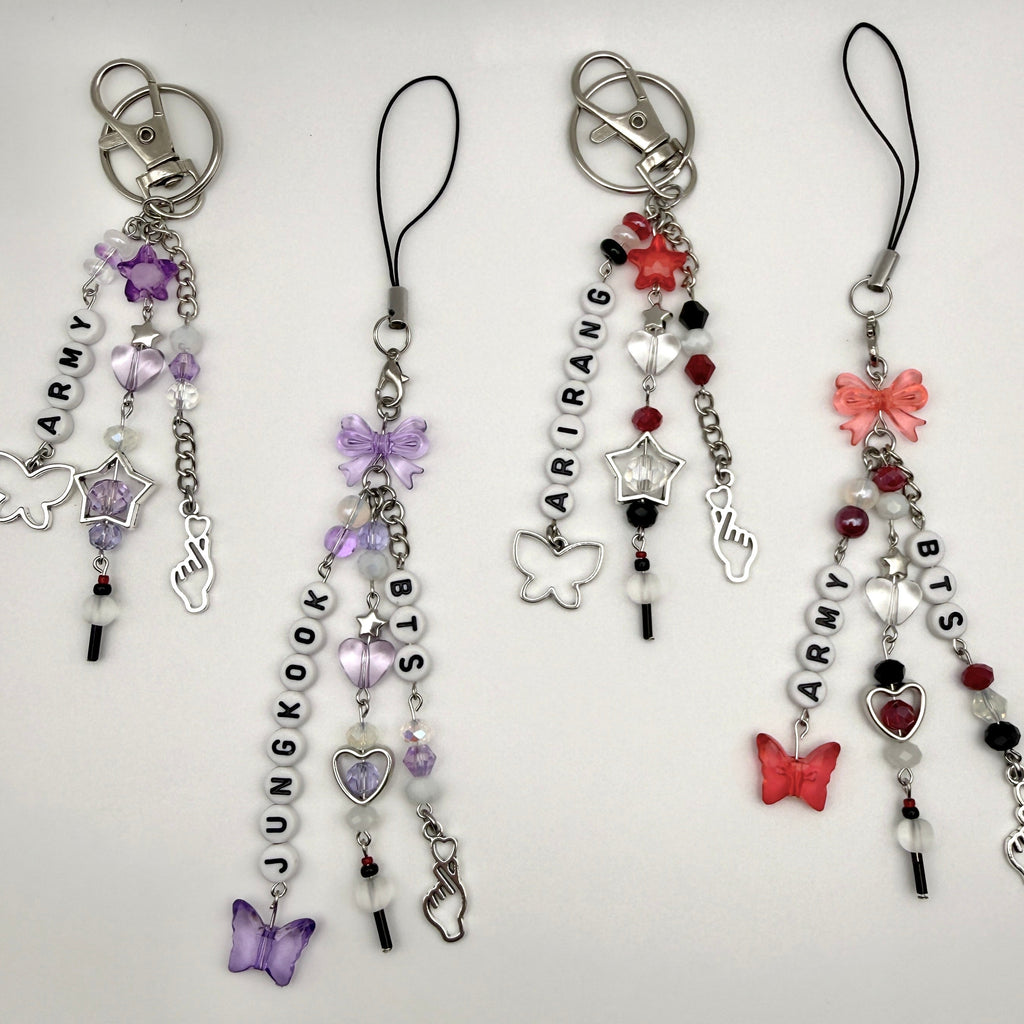 BTS Arirang Inspired Phone Charm/Keychain (Arirang, Army themed)