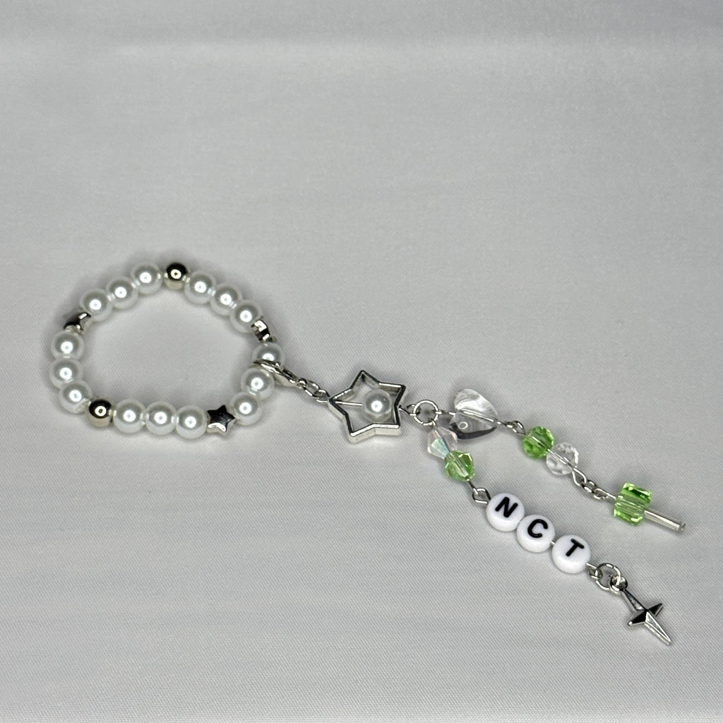 NCT 127, U, Wish, Dream, WayV lightstick choker - green/white