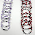 BTS Arirang Inspired Crystal Gem Elastic Bias Bracelets (Army, Arirang Themed)