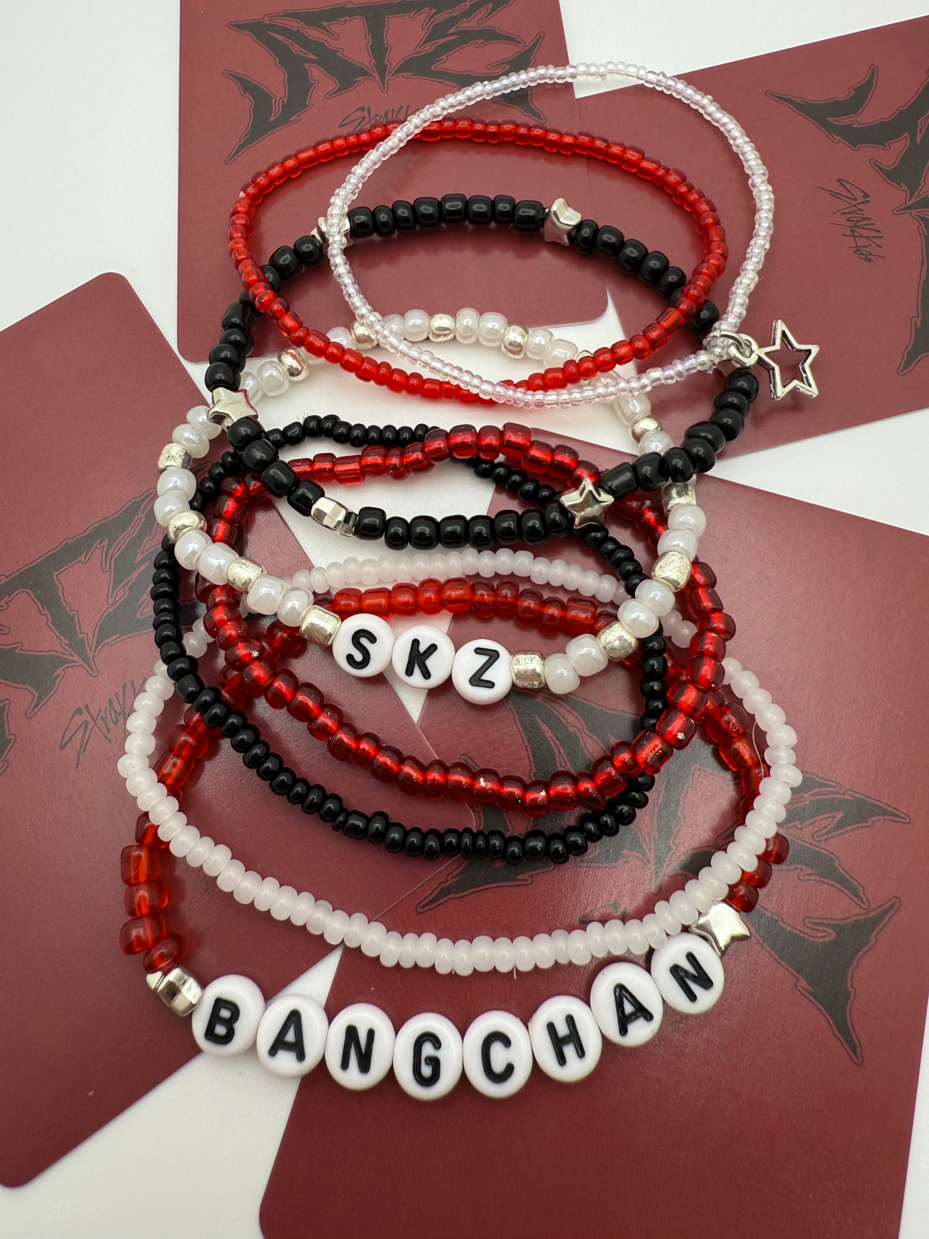 Stray Kids Stay Inspired Friendship Seed Beads Stack Bracelets