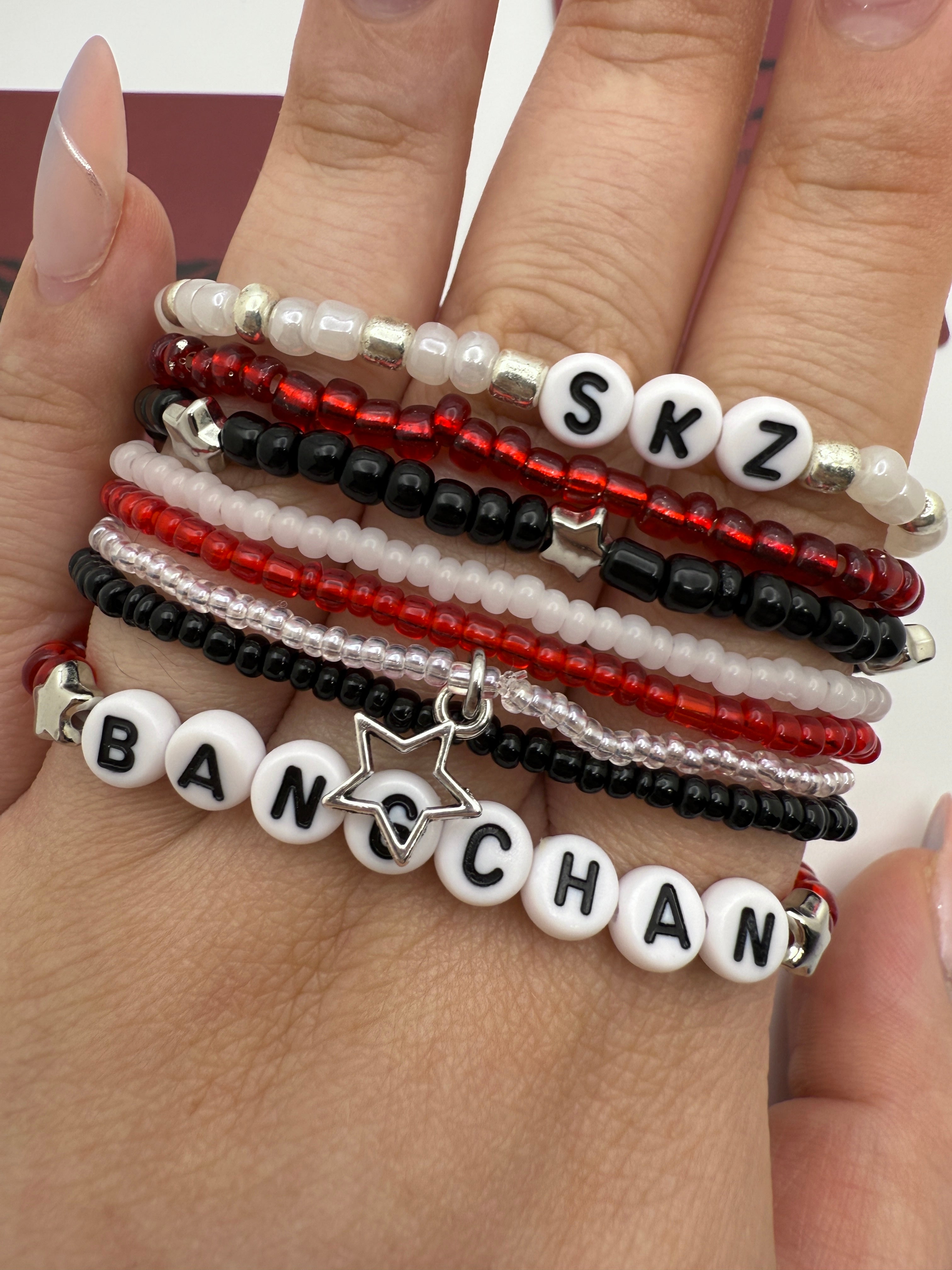 Stray Kids Stay Inspired Friendship Seed Beads Stack Bracelets