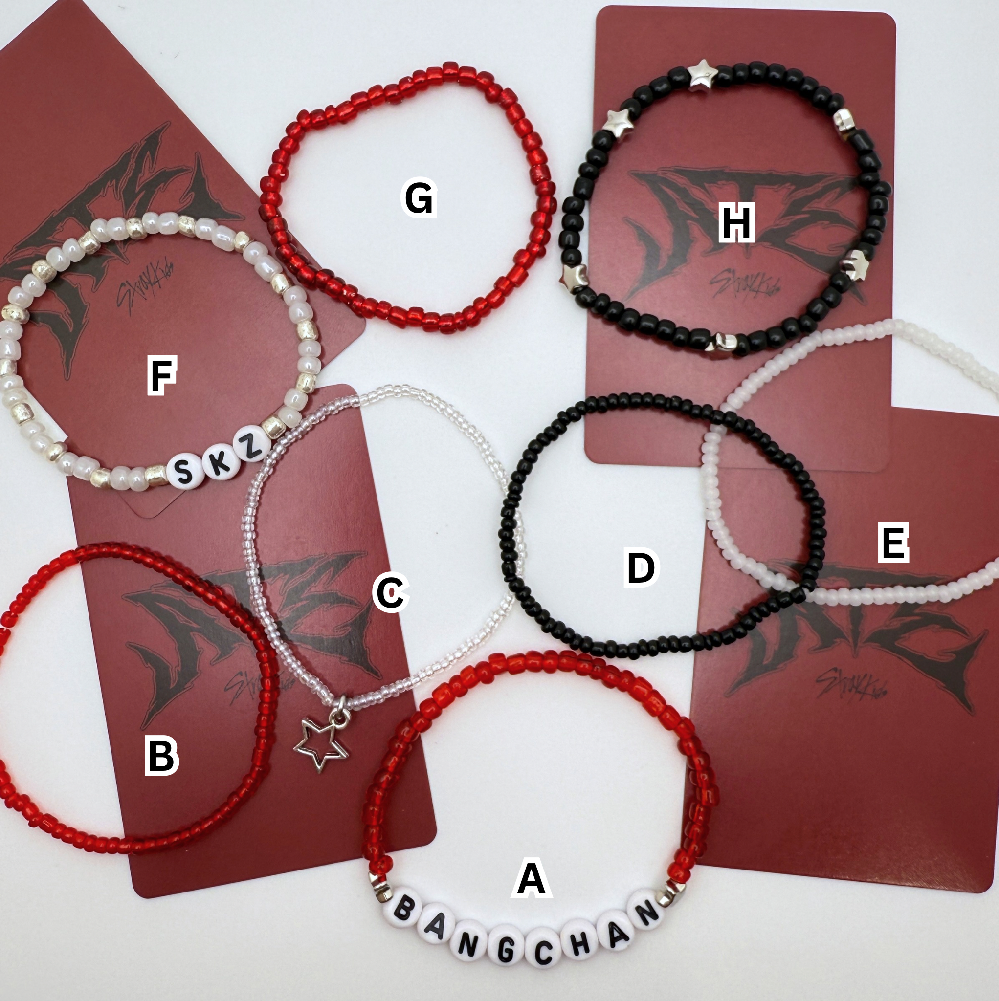 Stray Kids Stay Inspired Friendship Seed Beads Stack Bracelets