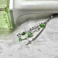 NCT 127, U, Wish, Dream, WayV light stick/ phone charm/ keychain - green/white