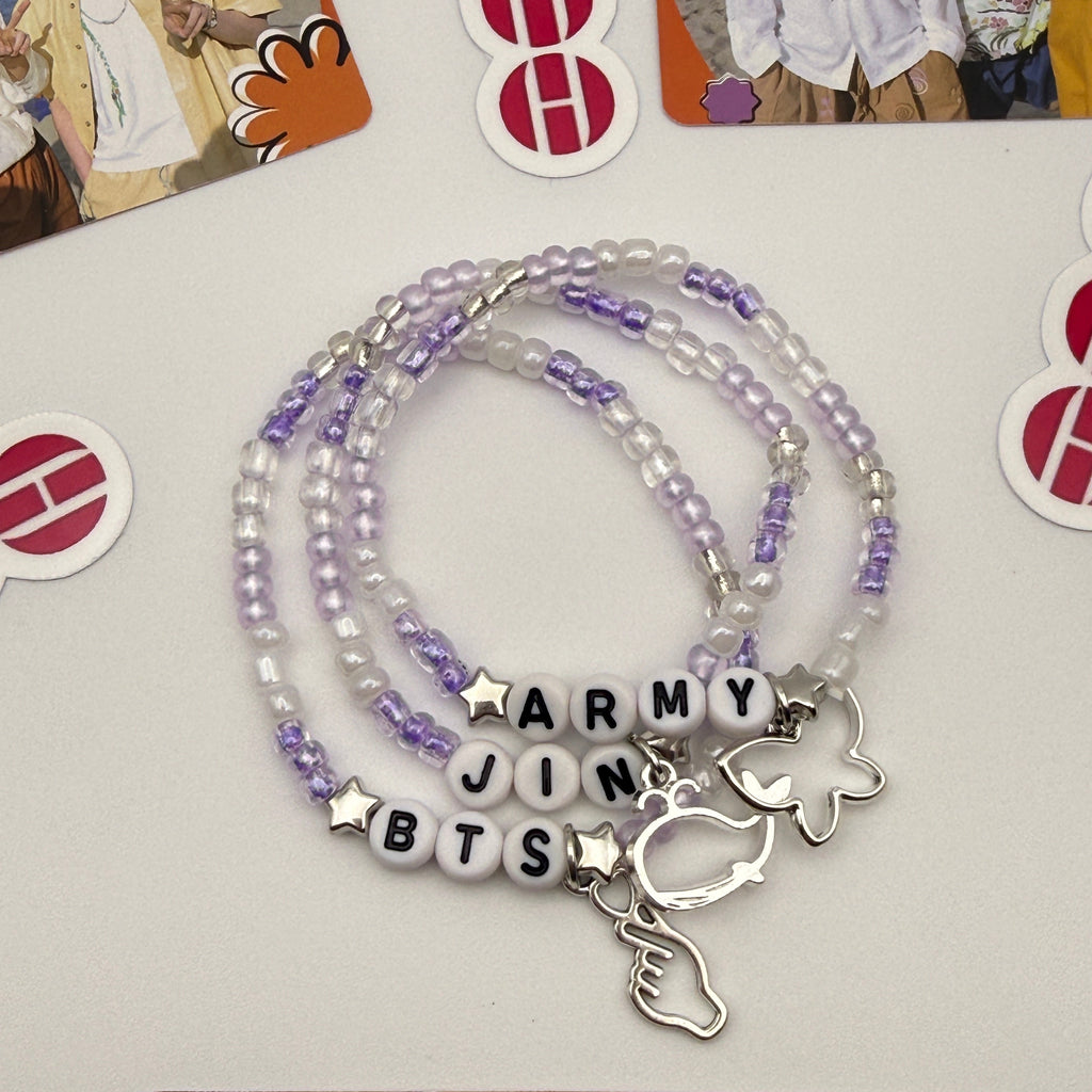 BTS Multicolor Custom Concert Elastic Bracelets Freebies- (Arirang themed), Bulk