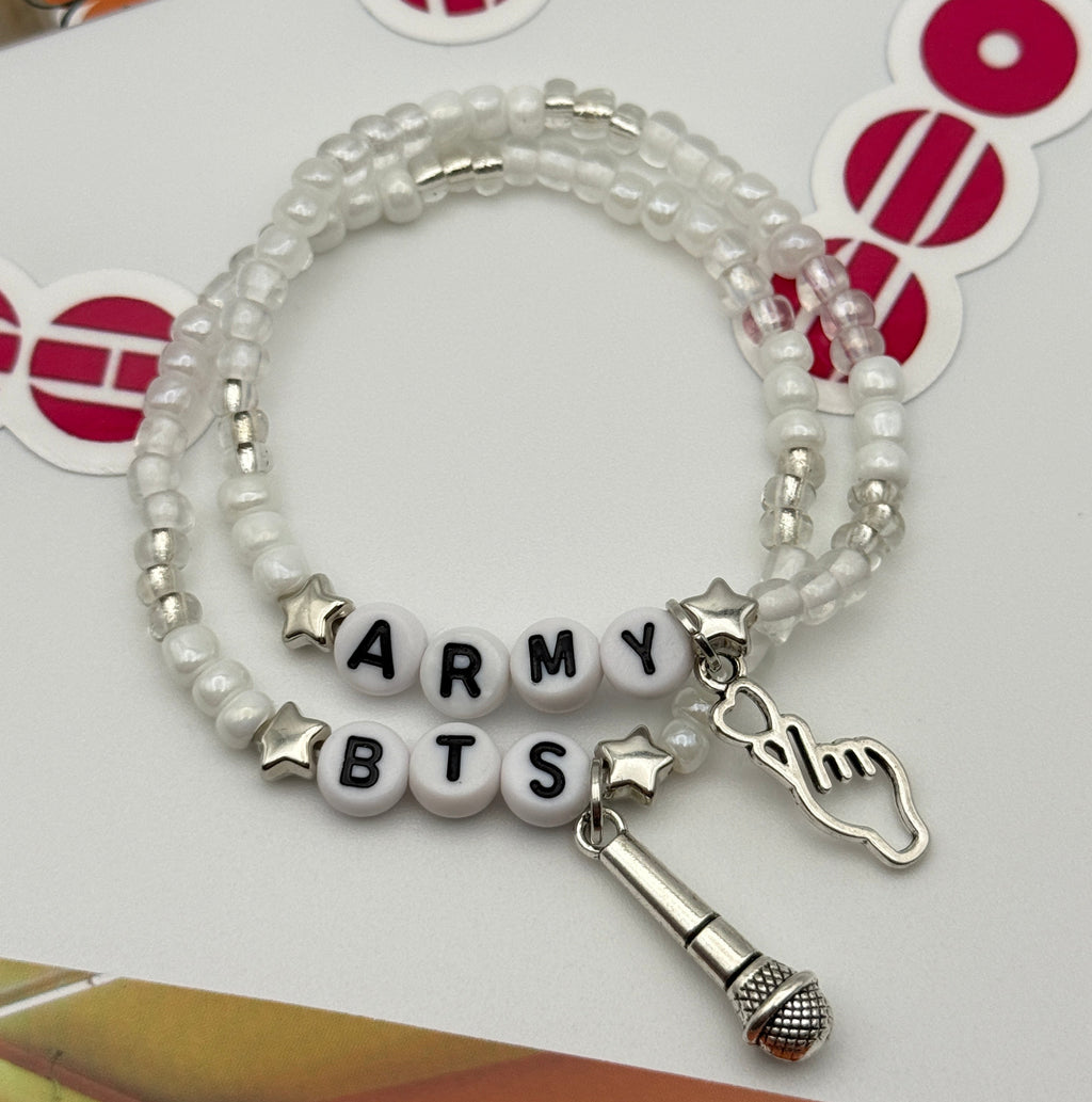 BTS Multicolor Custom Concert Elastic Bracelets Freebies- (Arirang themed), Bulk