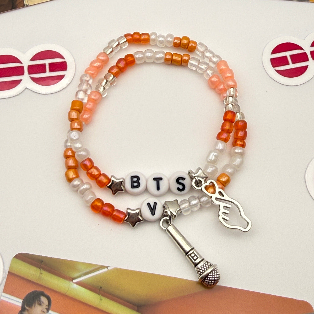 BTS Multicolor Custom Concert Elastic Bracelets Freebies- (Arirang themed), Bulk