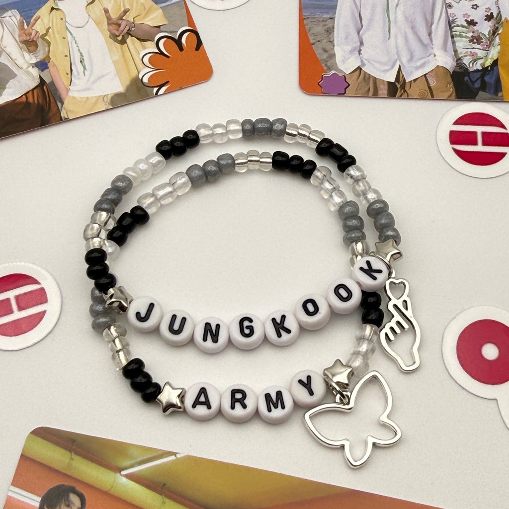 BTS Multicolor Custom Concert Elastic Bracelets Freebies- (Arirang themed), Bulk