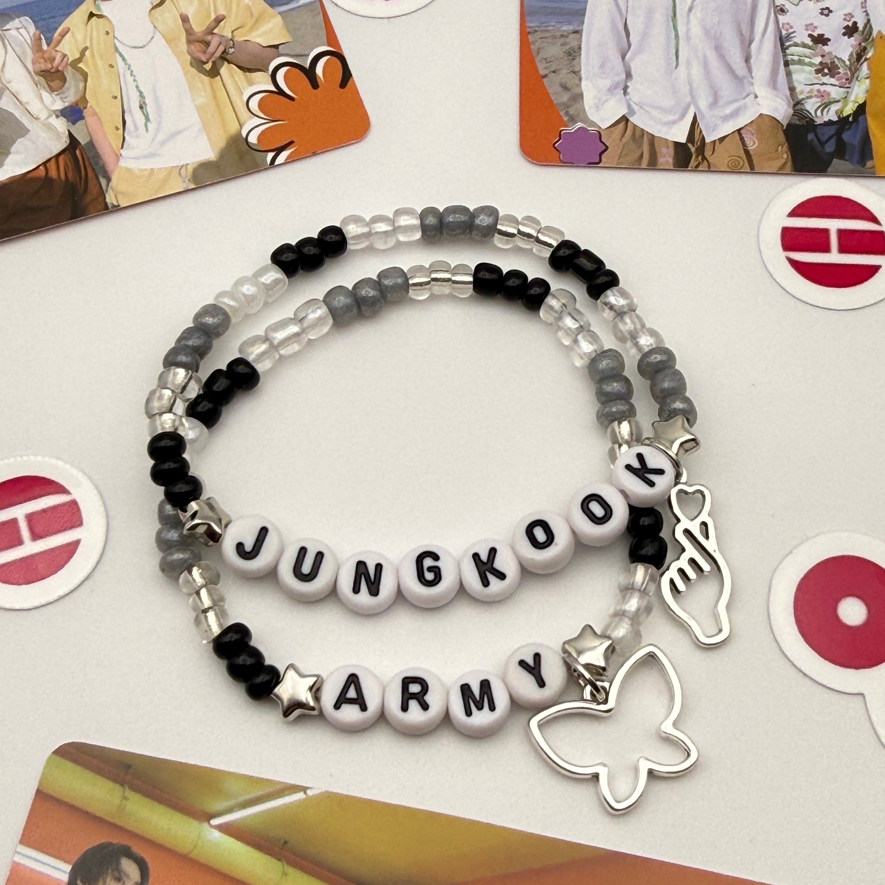 BTS Multicolor Custom Concert Elastic Bracelets Freebies- (Arirang themed), Bulk