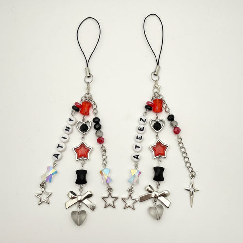 Ateez Atiny Inspired Phone Charm/Keychain Light Stick Charm